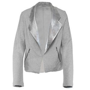 Washable Leather Cardigan by Majestic Paris